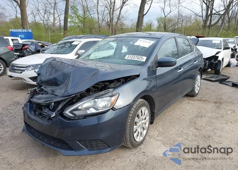 2017 Nissan Sentra Sv из США, поврежденный, VIN 3N1AB7AP5HY285205